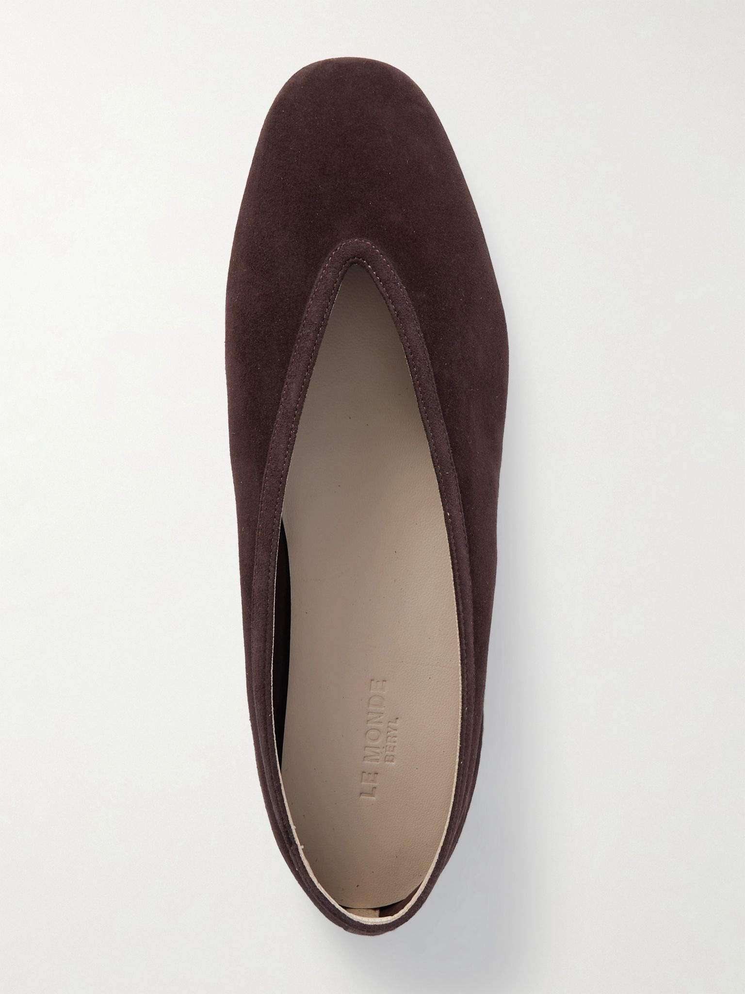 Luna suede ballet flats Brown - 5
