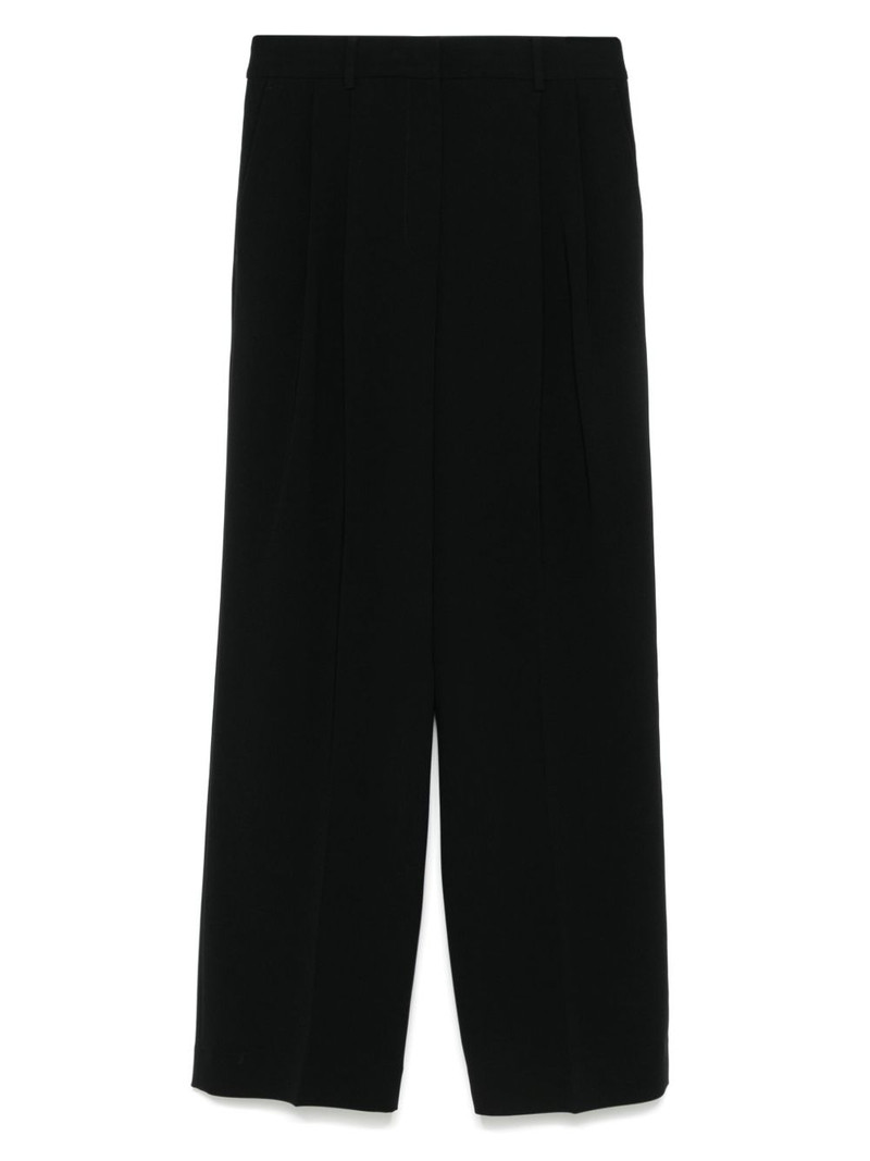 pleat-detail trousers 1