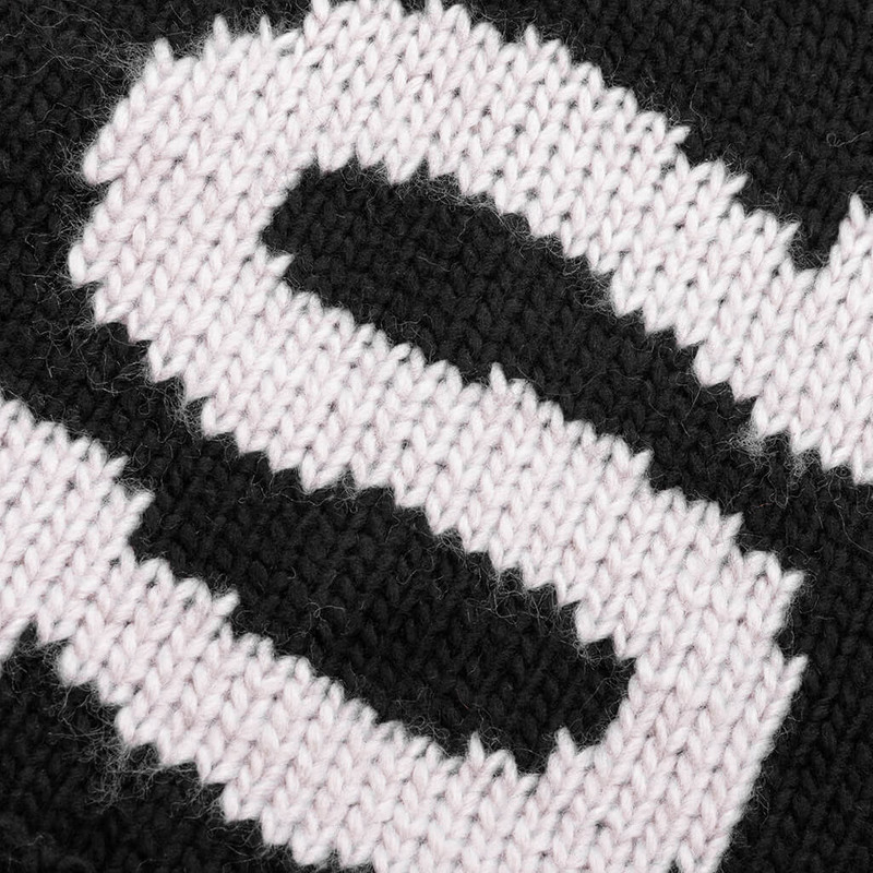 Stüssy SKULLCAP KNIT BURLY S - BLACK outlook