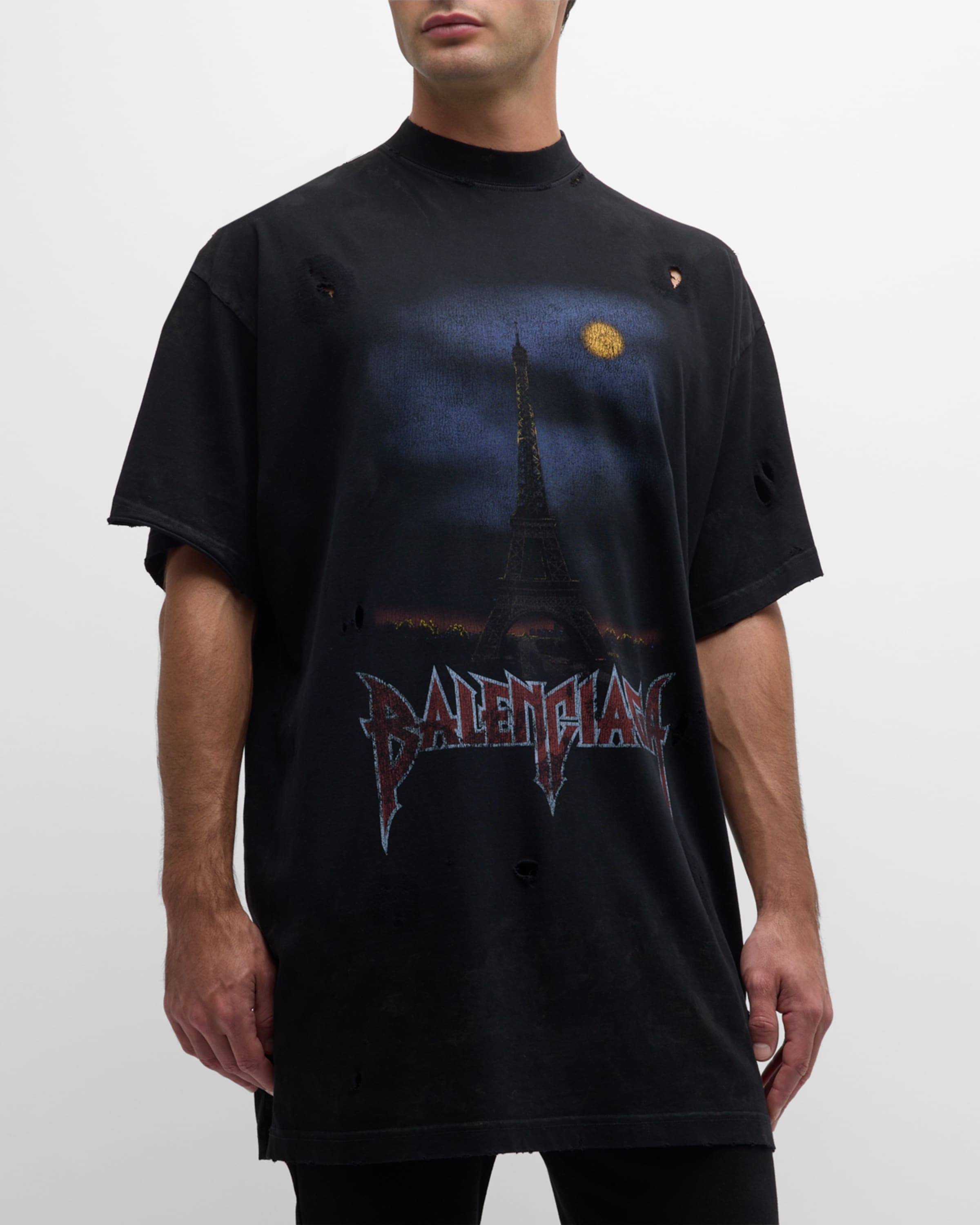 Paris Moon T Shirt Oversized - 2