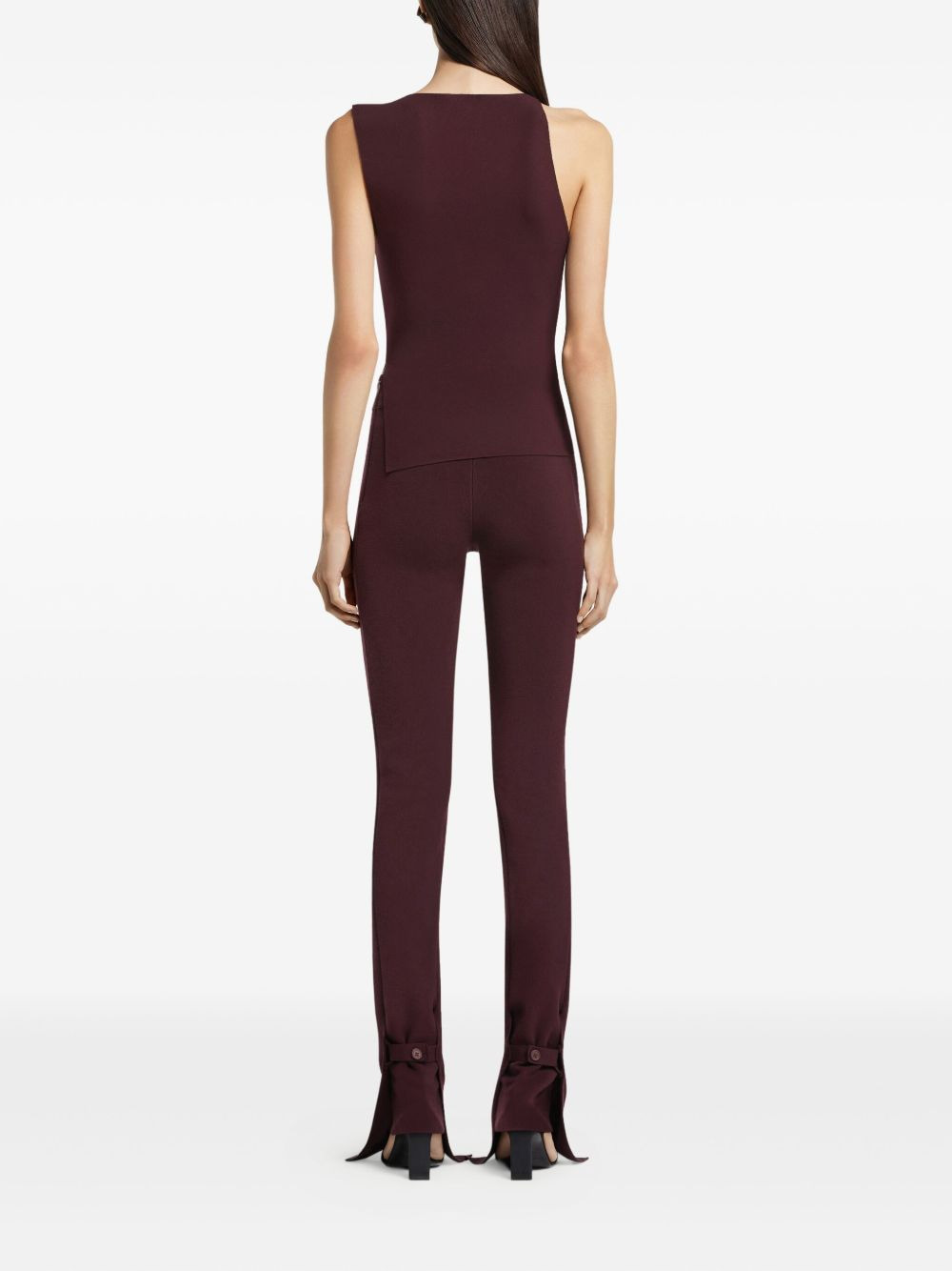 bootcut interlock trousers - 4