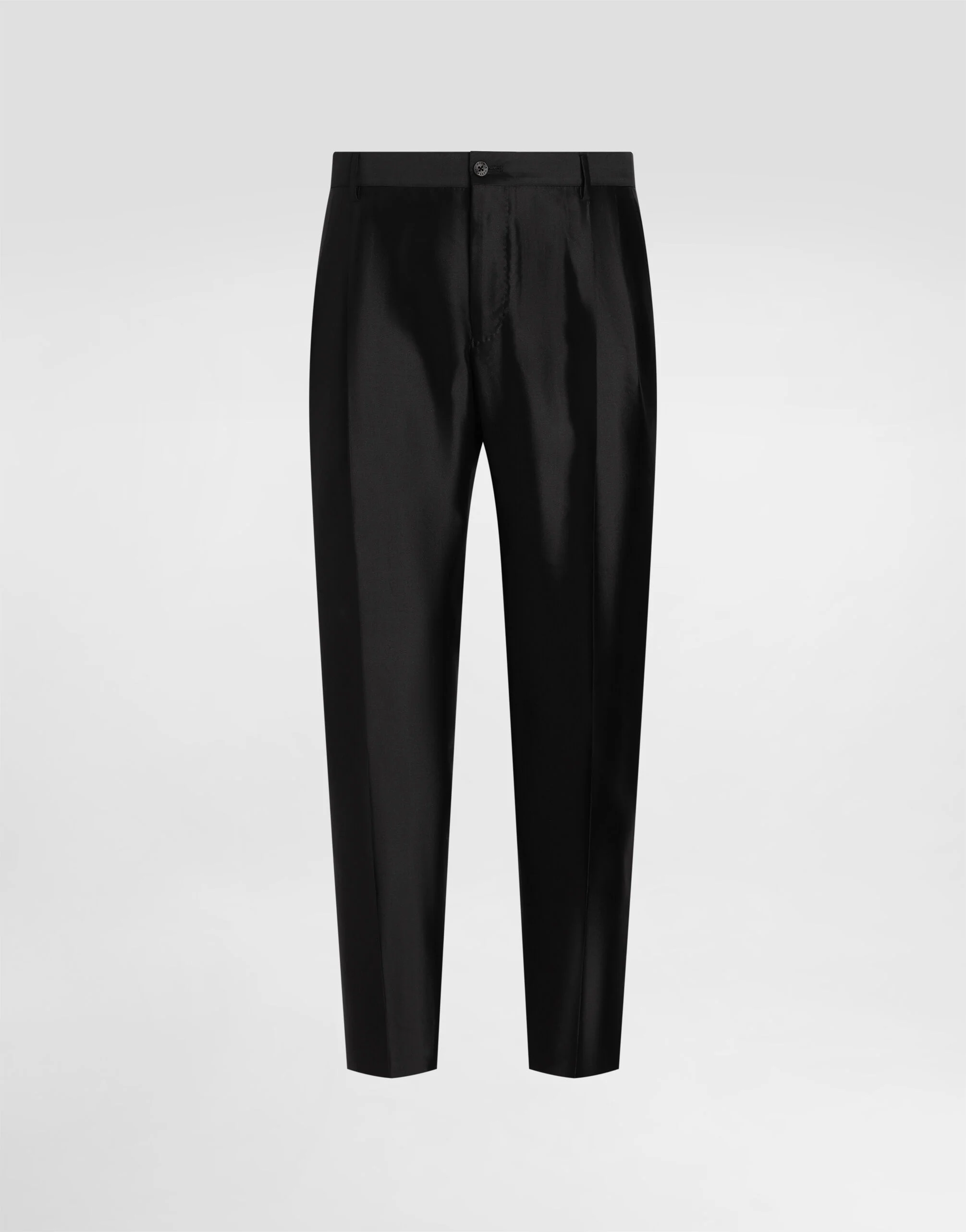 Mikado shantung silk trousers - 1