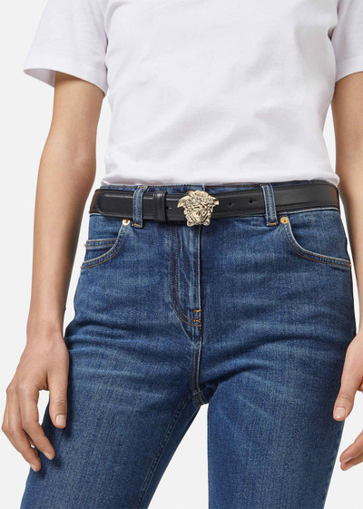 VERSACE La Medusa Leather Belt outlook