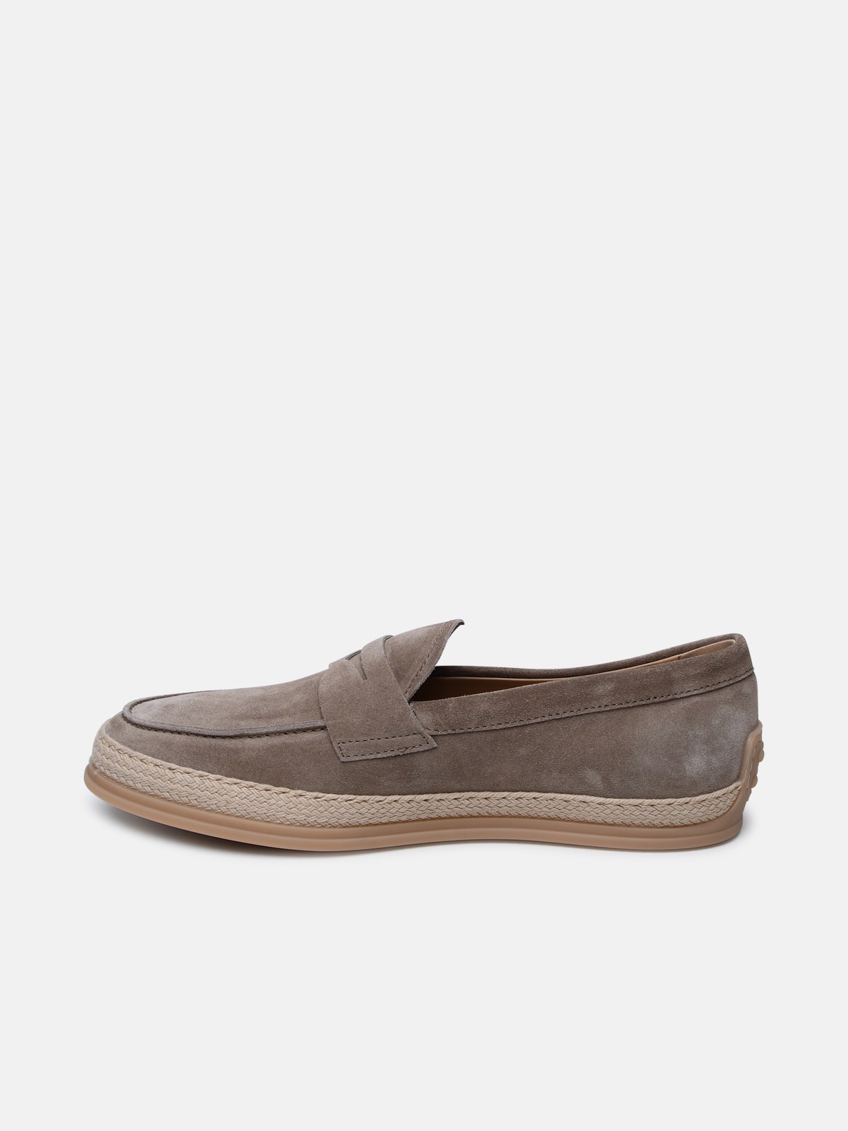 BEIGE SUEDE LOAFERS - 3