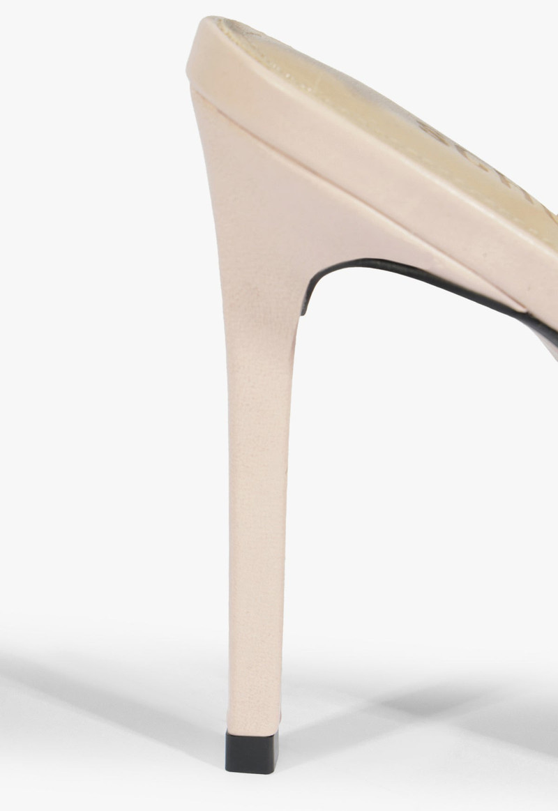 Azure Embellished Leather Sandal 7