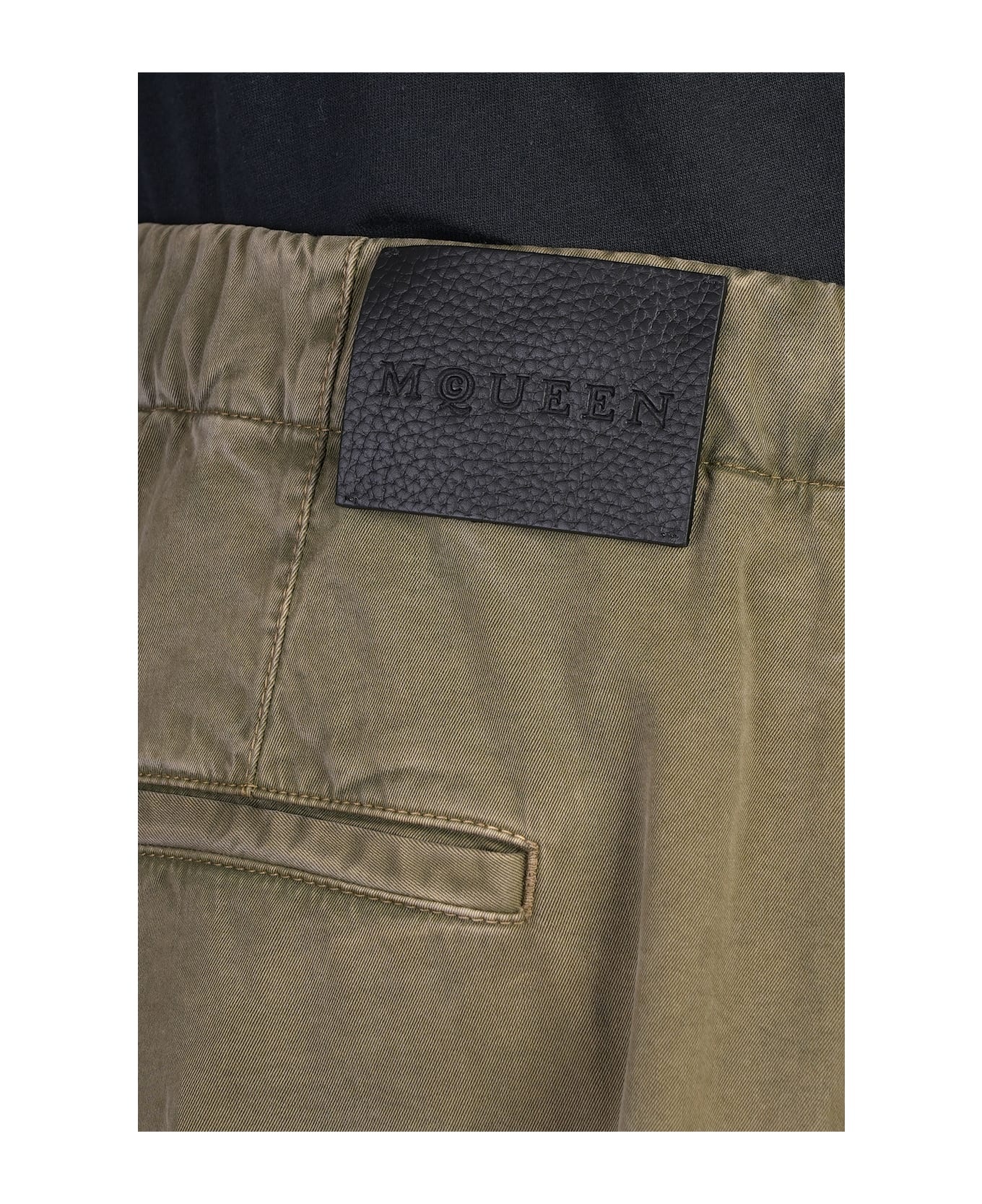 Shorts In Green Cotton - 5