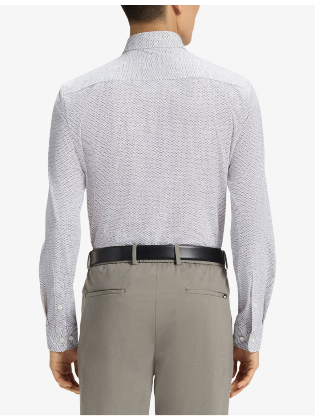 Graphic-Print Regular-Fit Stretch-Woven Shirt - 4