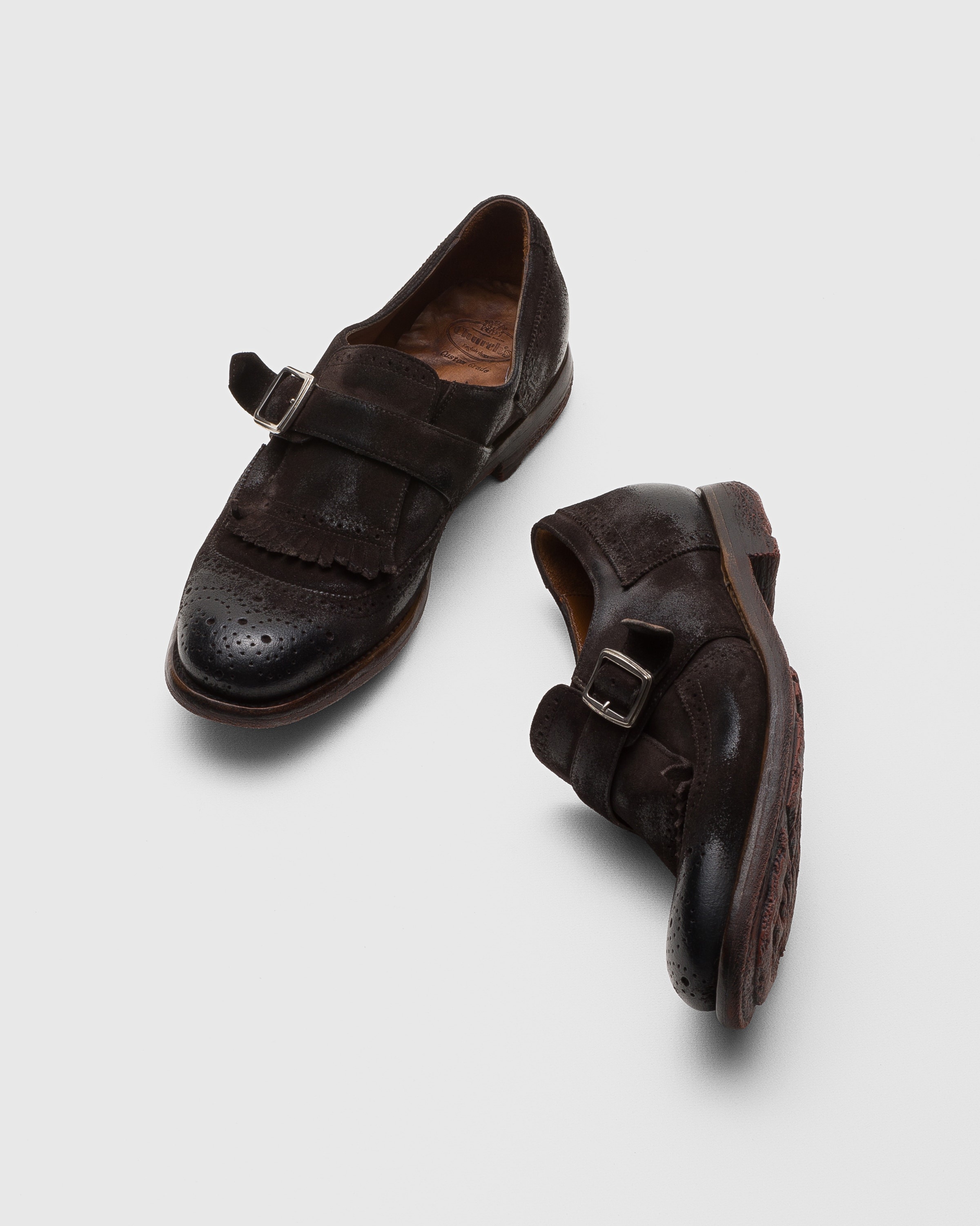Vintage Suede Monk Strap - 2