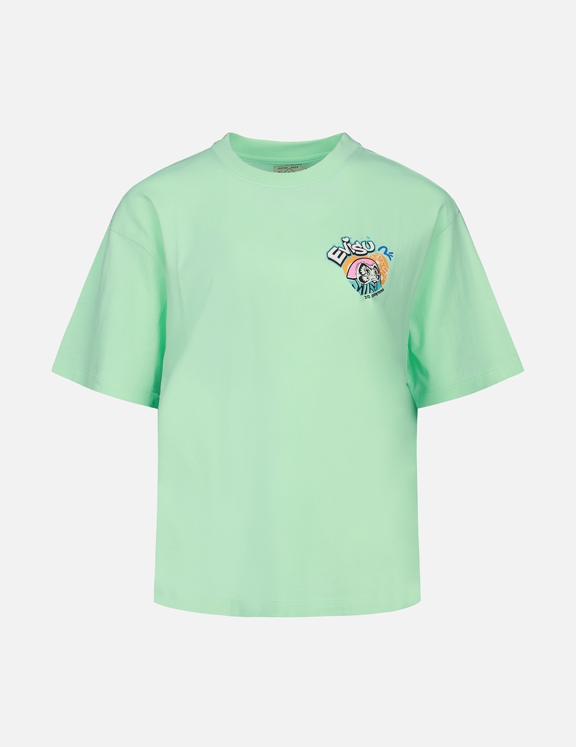 GRAFFITI DARUMA DAICOCK PRINT T-SHIRT - 2