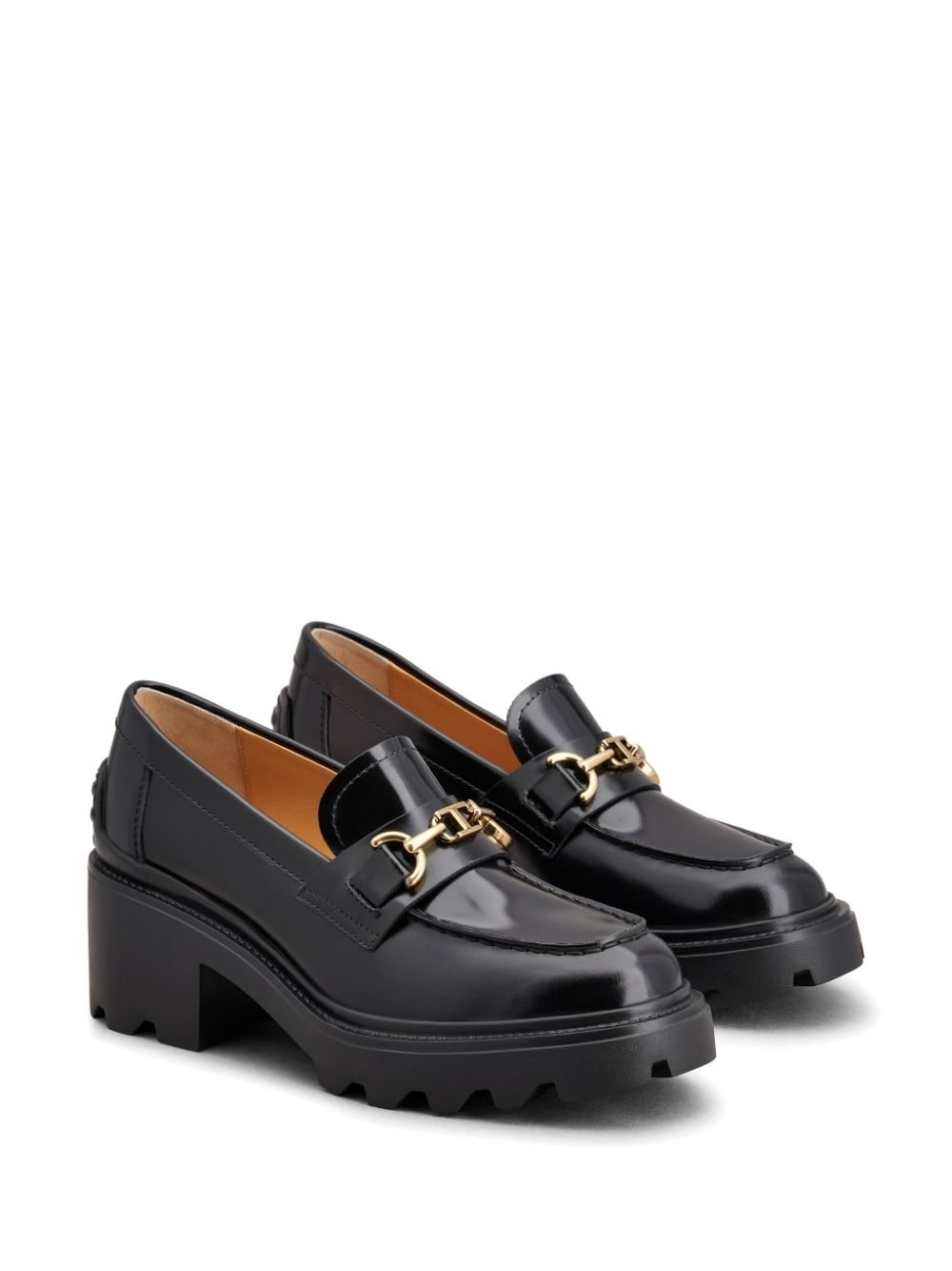 60mm leather loafers - 2