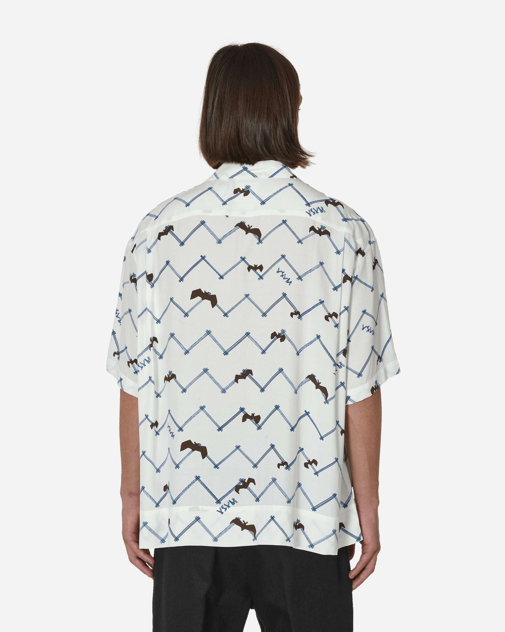 visvim Bats Copa Shirt White | slamjam | REVERSIBLE