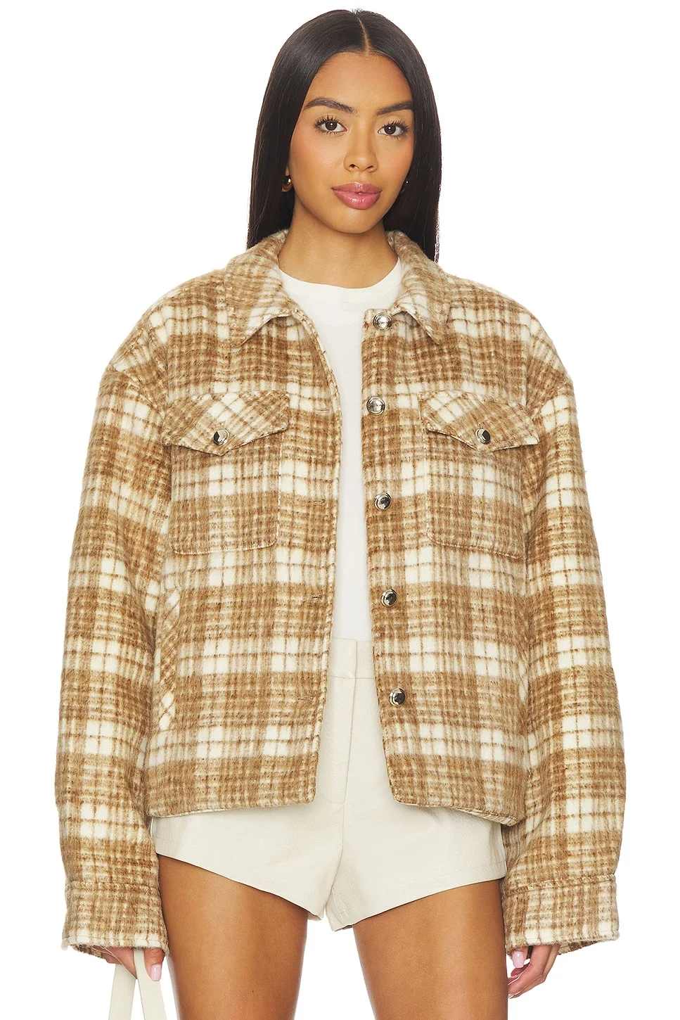 Quilted Plaid Jacket - 1