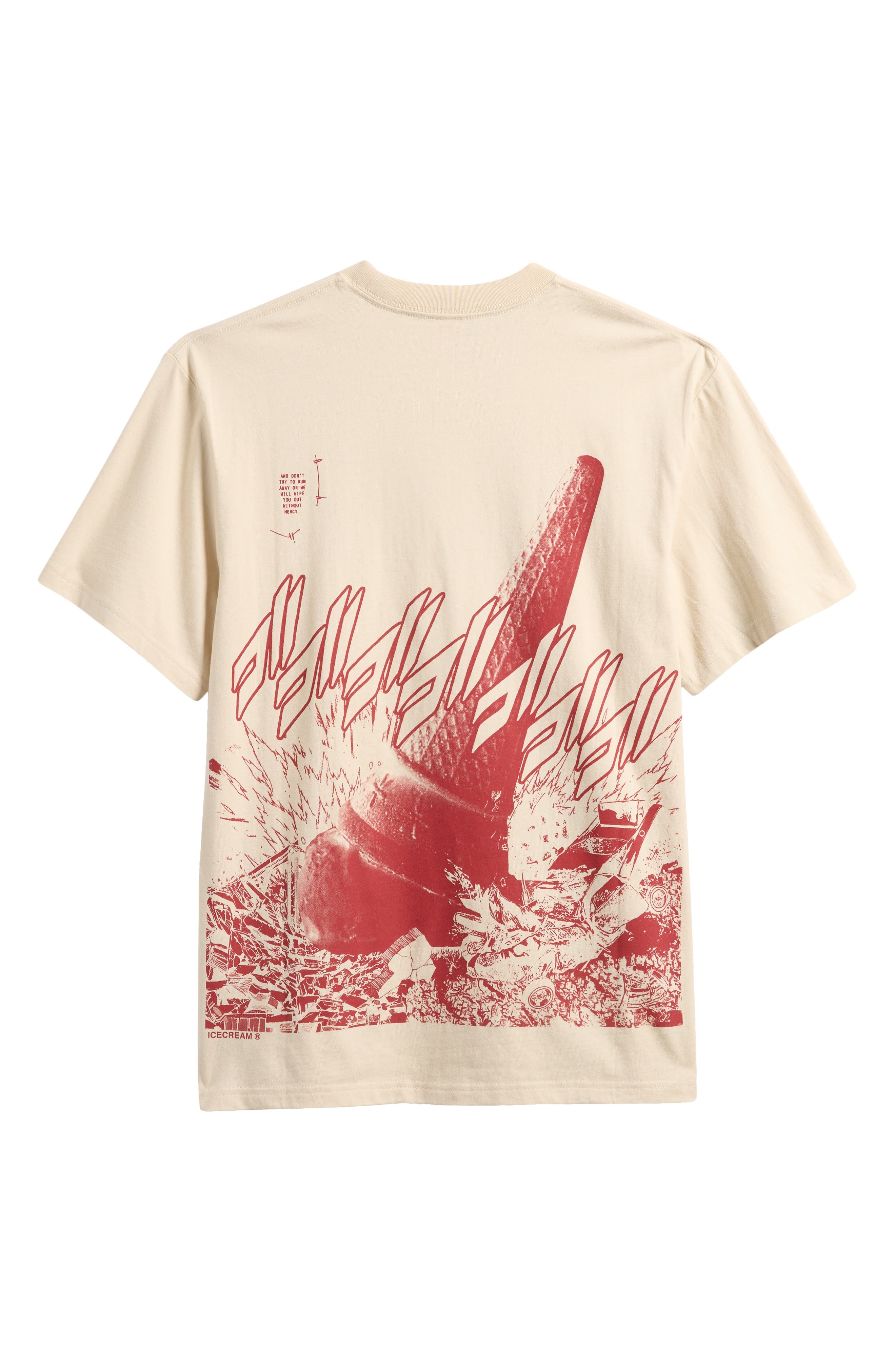 ICECREAM Explosion Oversize Graphic T-Shirt in Fog at Nordstrom - 7