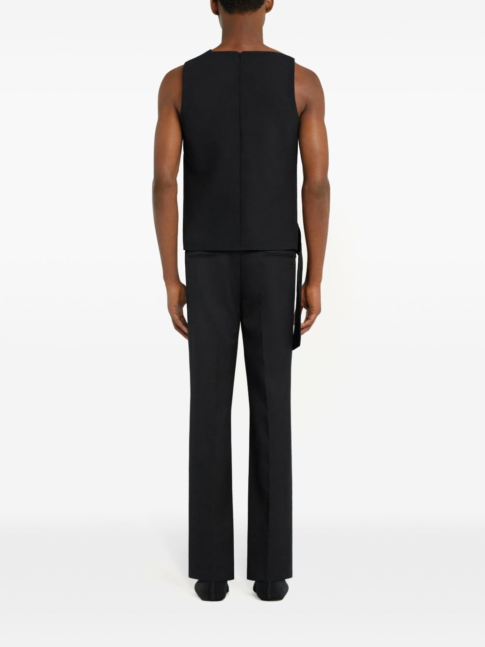 wool tailored trousers - 4