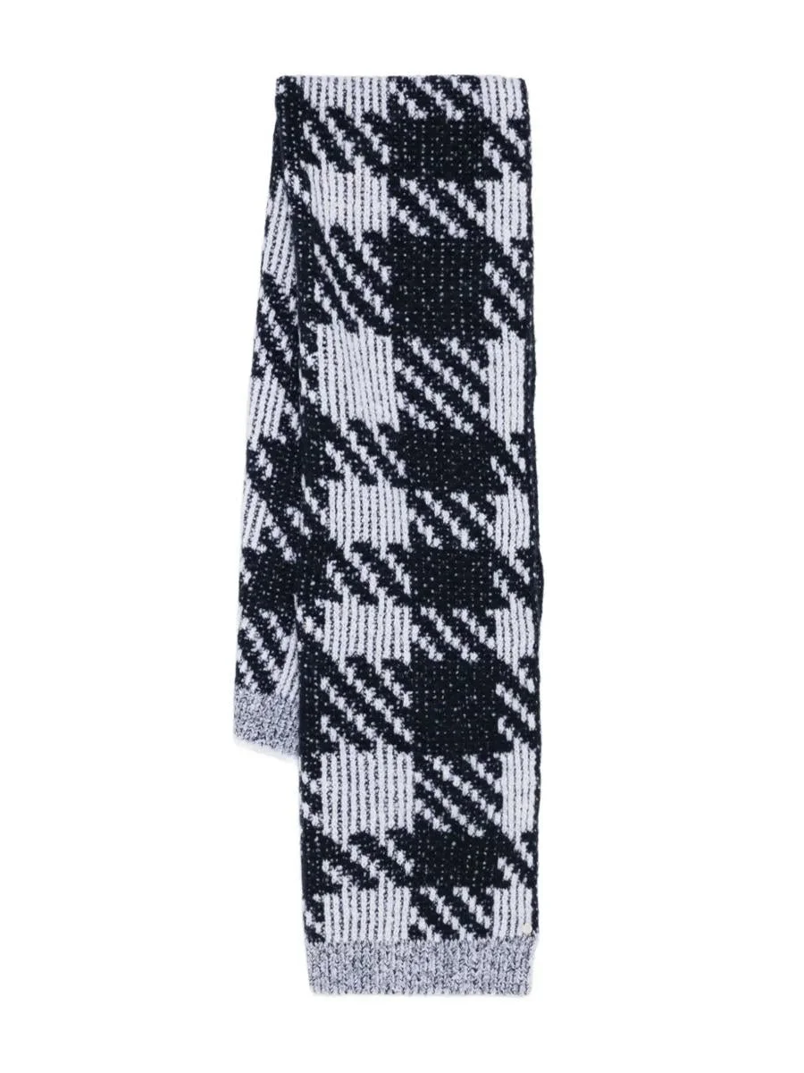 Dries Van Noten Magenta 2726 M.K. Scarf White - 1