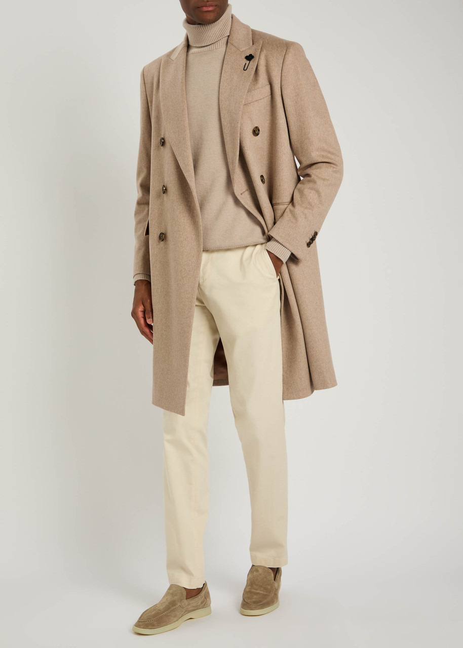 Lardini Double-breasted Wool Coat - 4