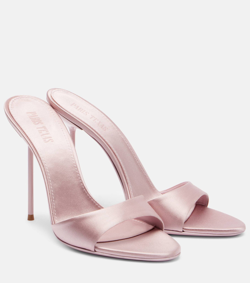 Lidia 105 satin mules 1