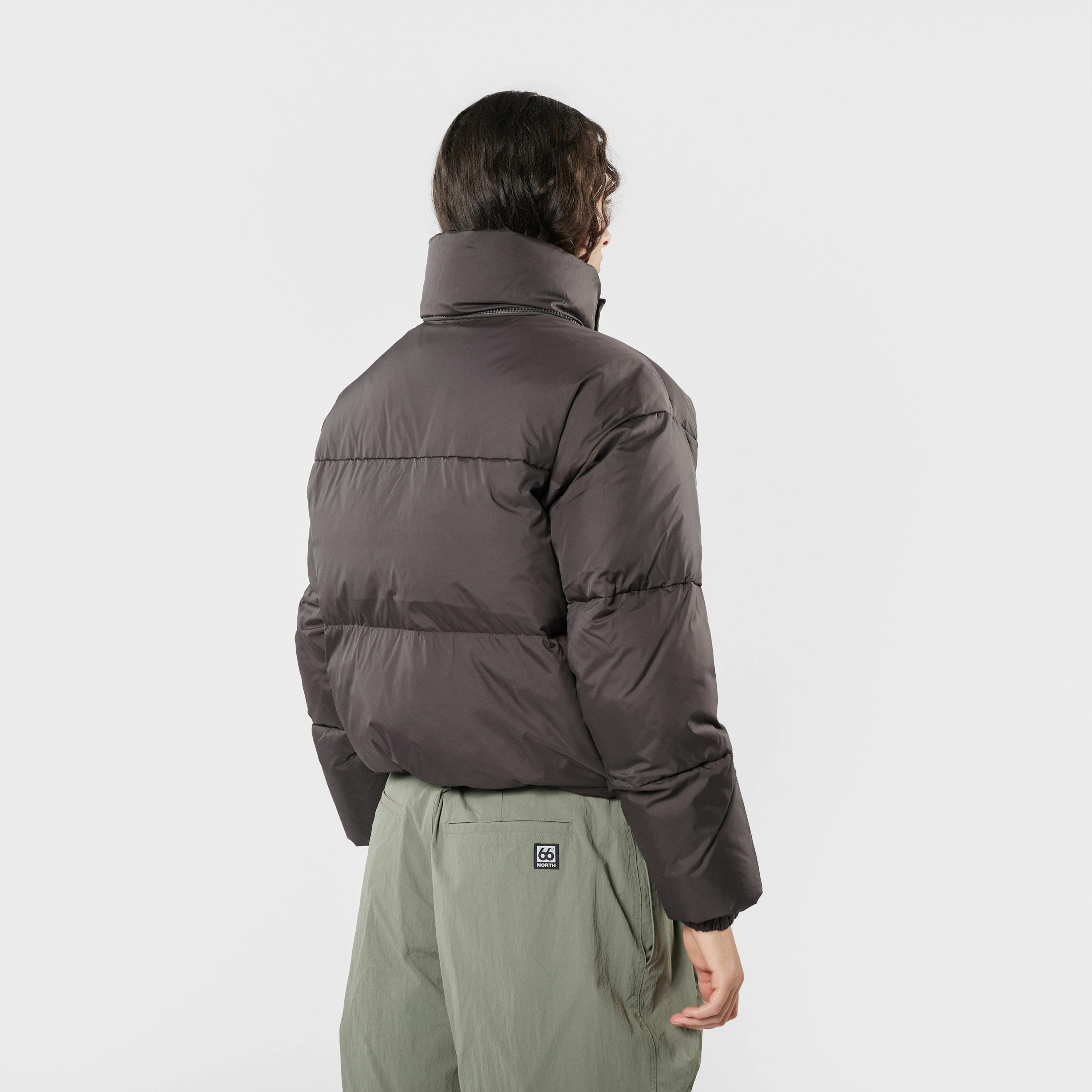 Dyngja Cropped Down Jacket - 11