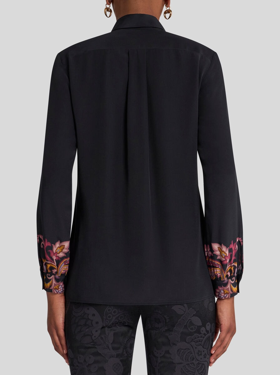 PRINTED SILK SHIRT - 4