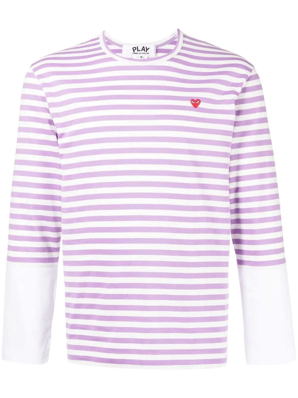 long-sleeve striped T-shirt - 1