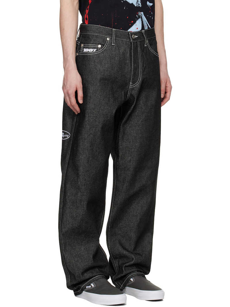 Black Five Pocket 100 Jeans 2