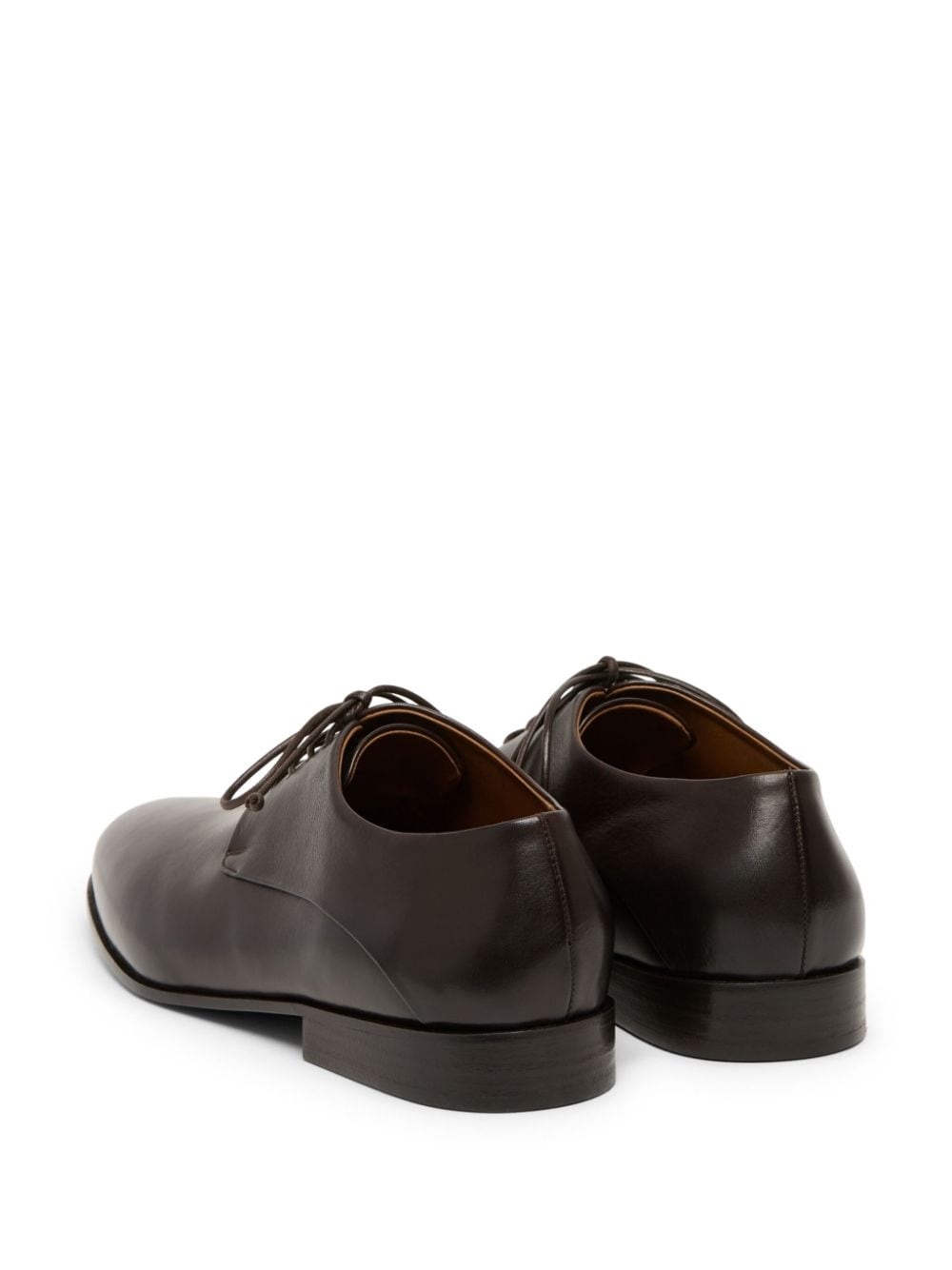calf leather derby shoes - 3