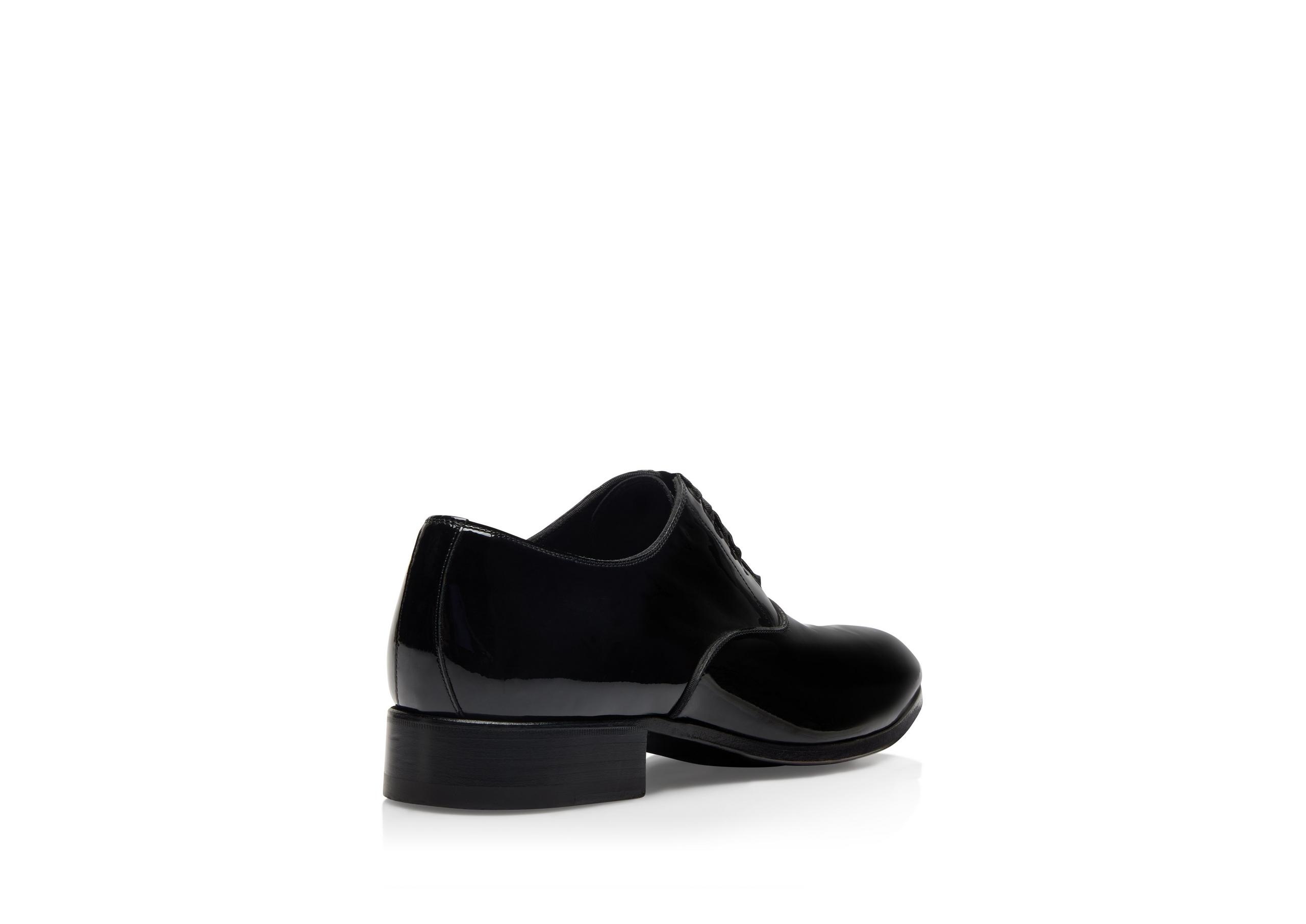 PATENT LEATHER EDGAR EVENING LACE UP - 4