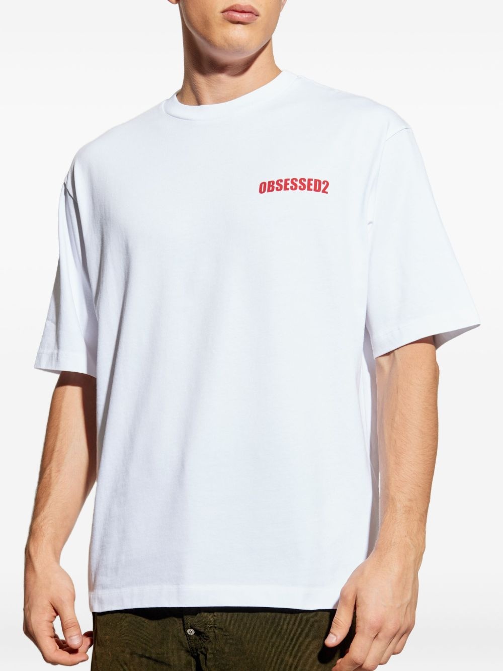 logo-print T-shirt - 3