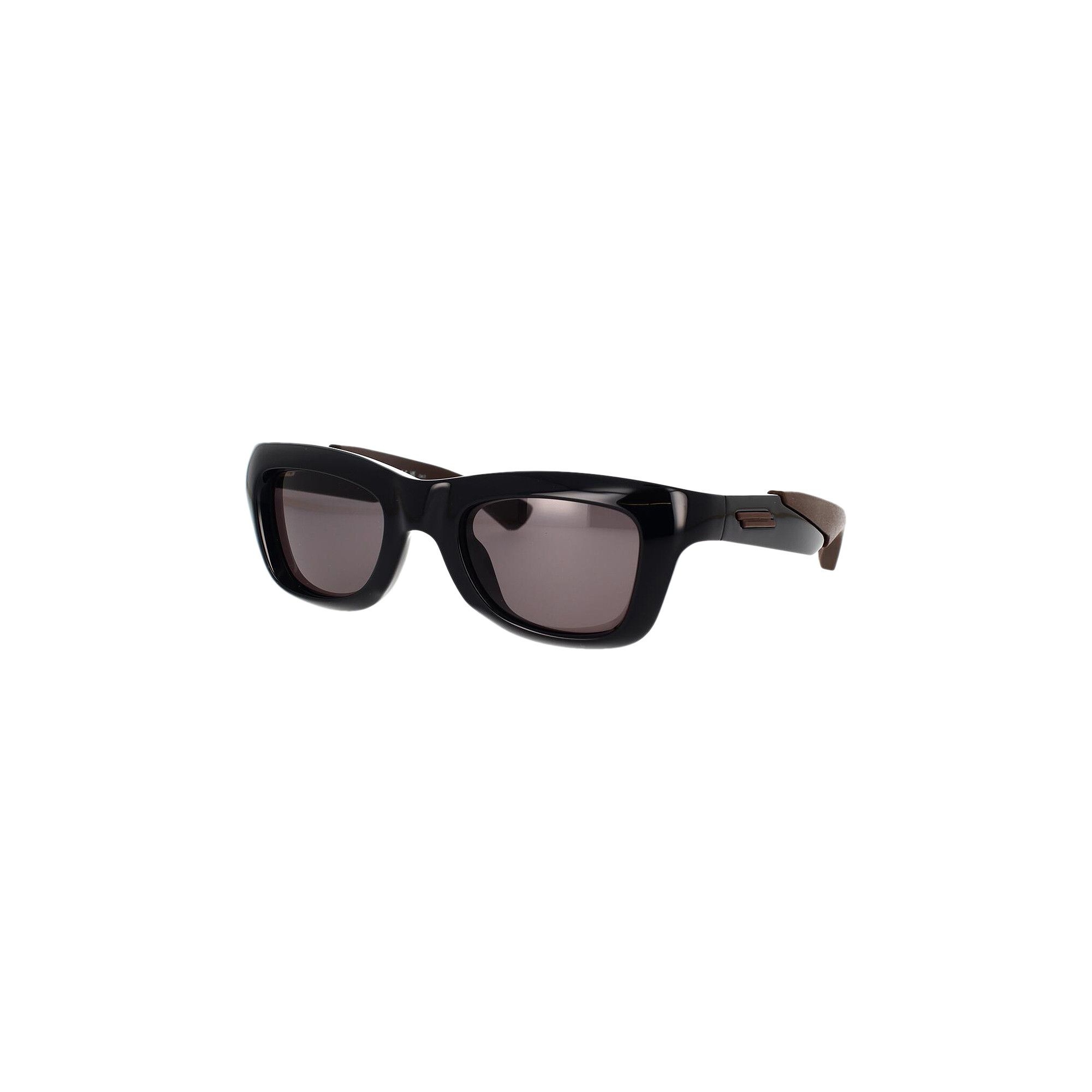 Bottega Veneta Square Sunglasses 'Black/Grey' - 3