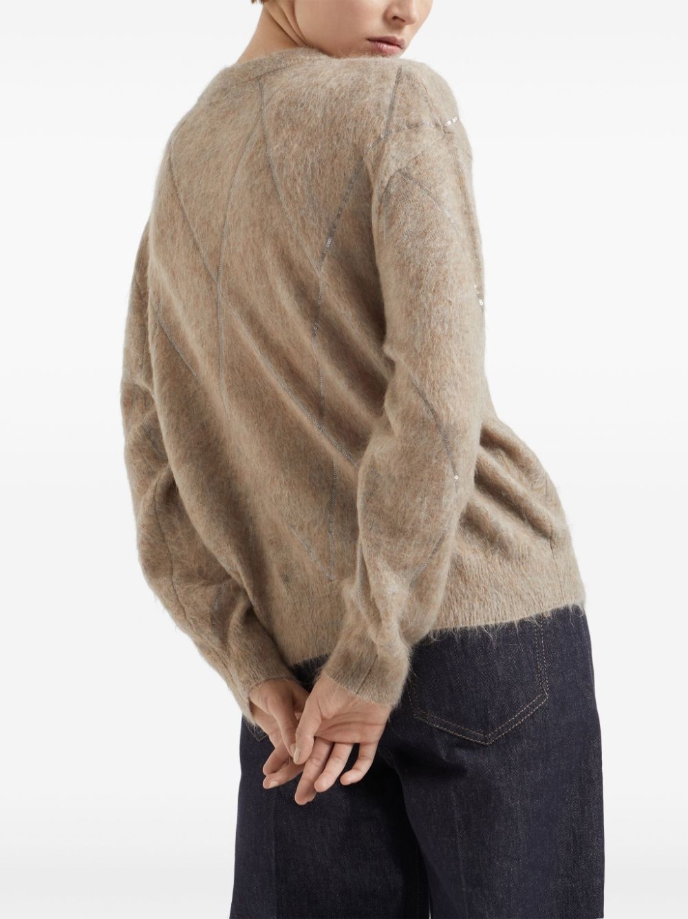 Wool crewneck sweater - 6