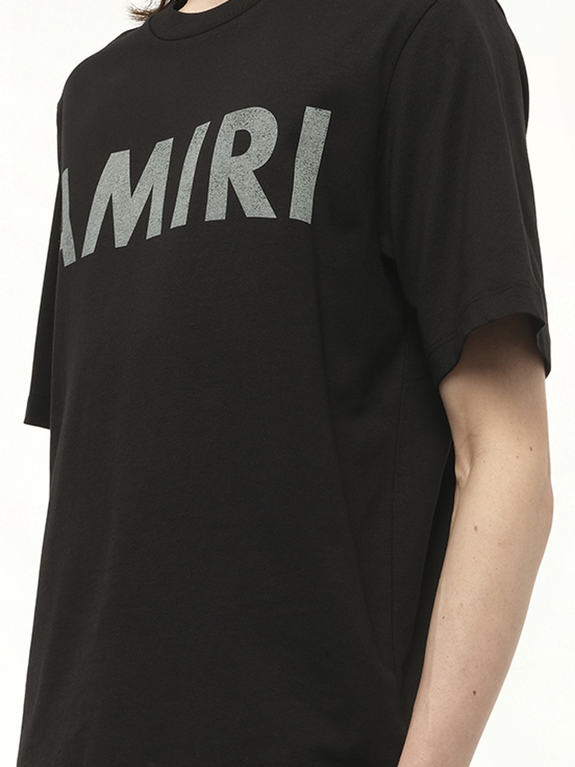 Amiri Stencil T-Shirt in Black - 3