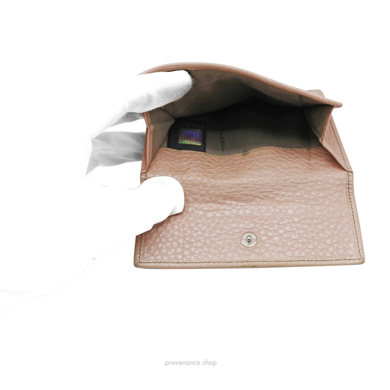 Fendi Compact Trifold Wallet - Pink Zucca FF - 5