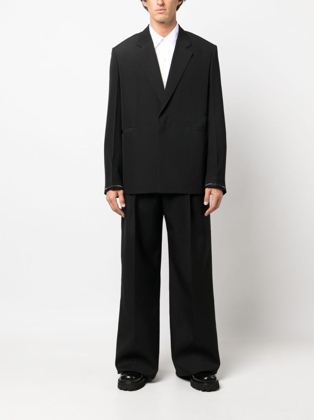 wool tailored trousers - 2