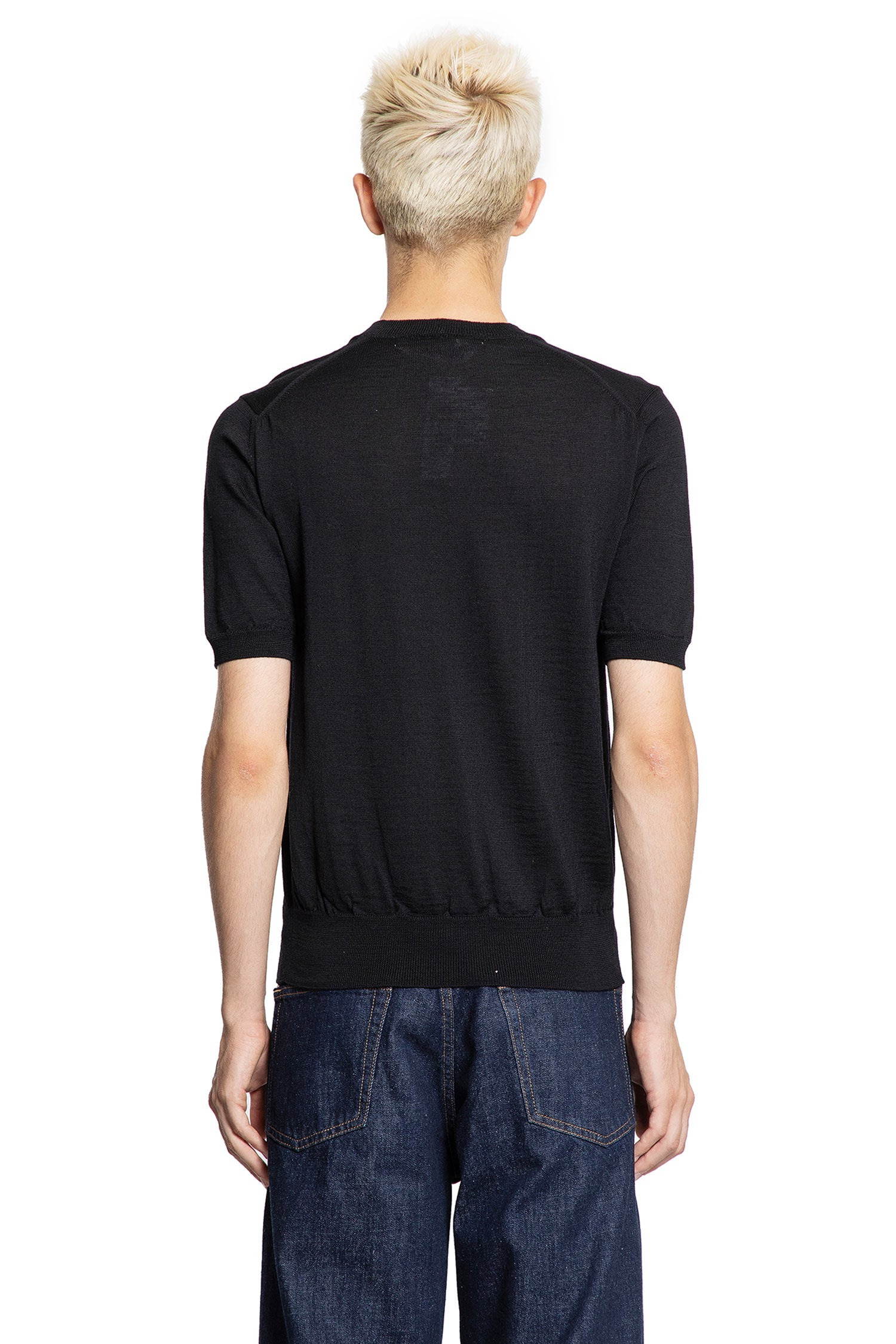 Heart-Wool-Knit-Short-Sleeve-Tee - 3