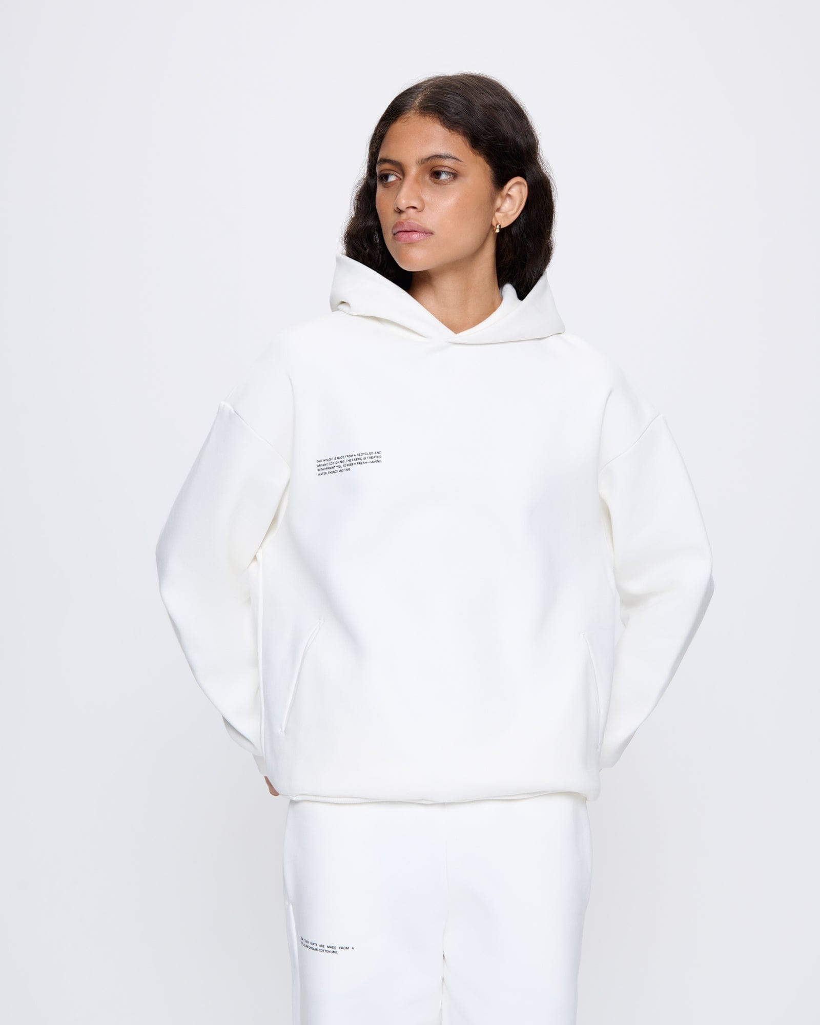 Womens 365 Heavyweight Hoodie - Off-White - 2