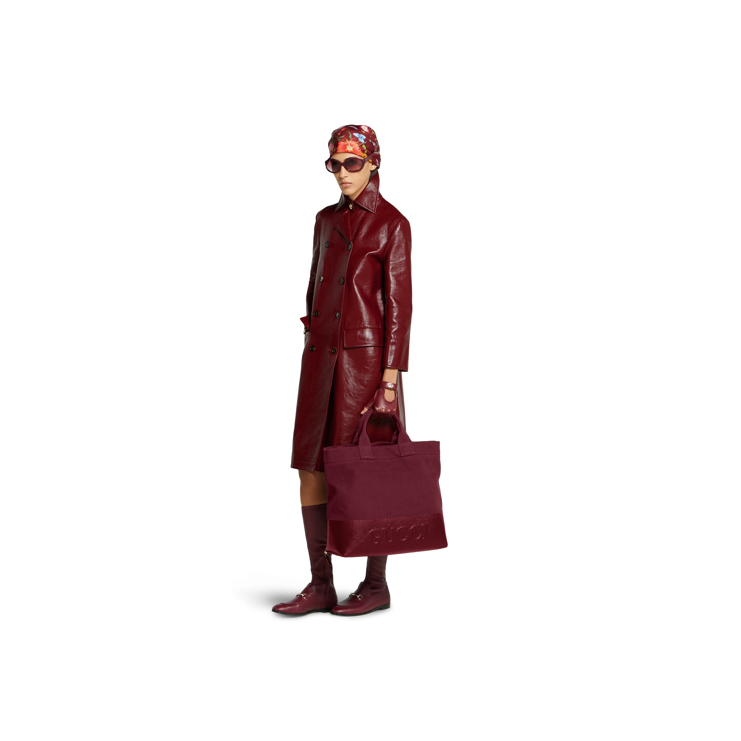 Canvas tote bag with embossed detail - 6