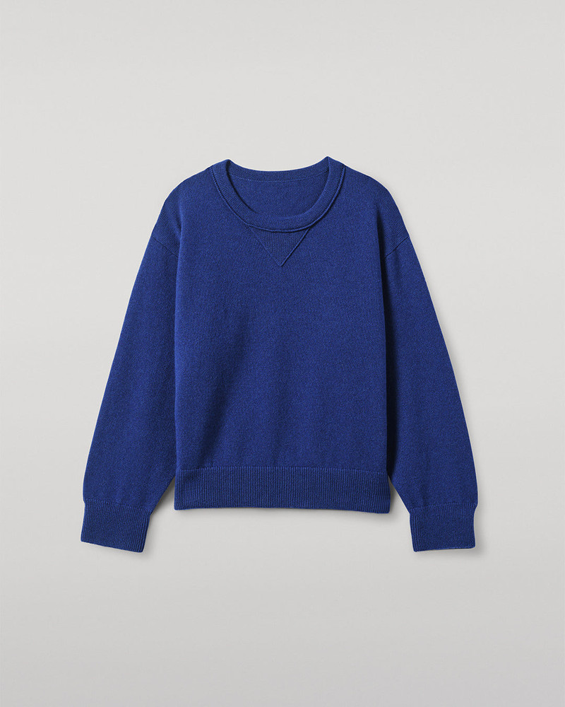 Stella Blue Cashmere Sweatshirt 1