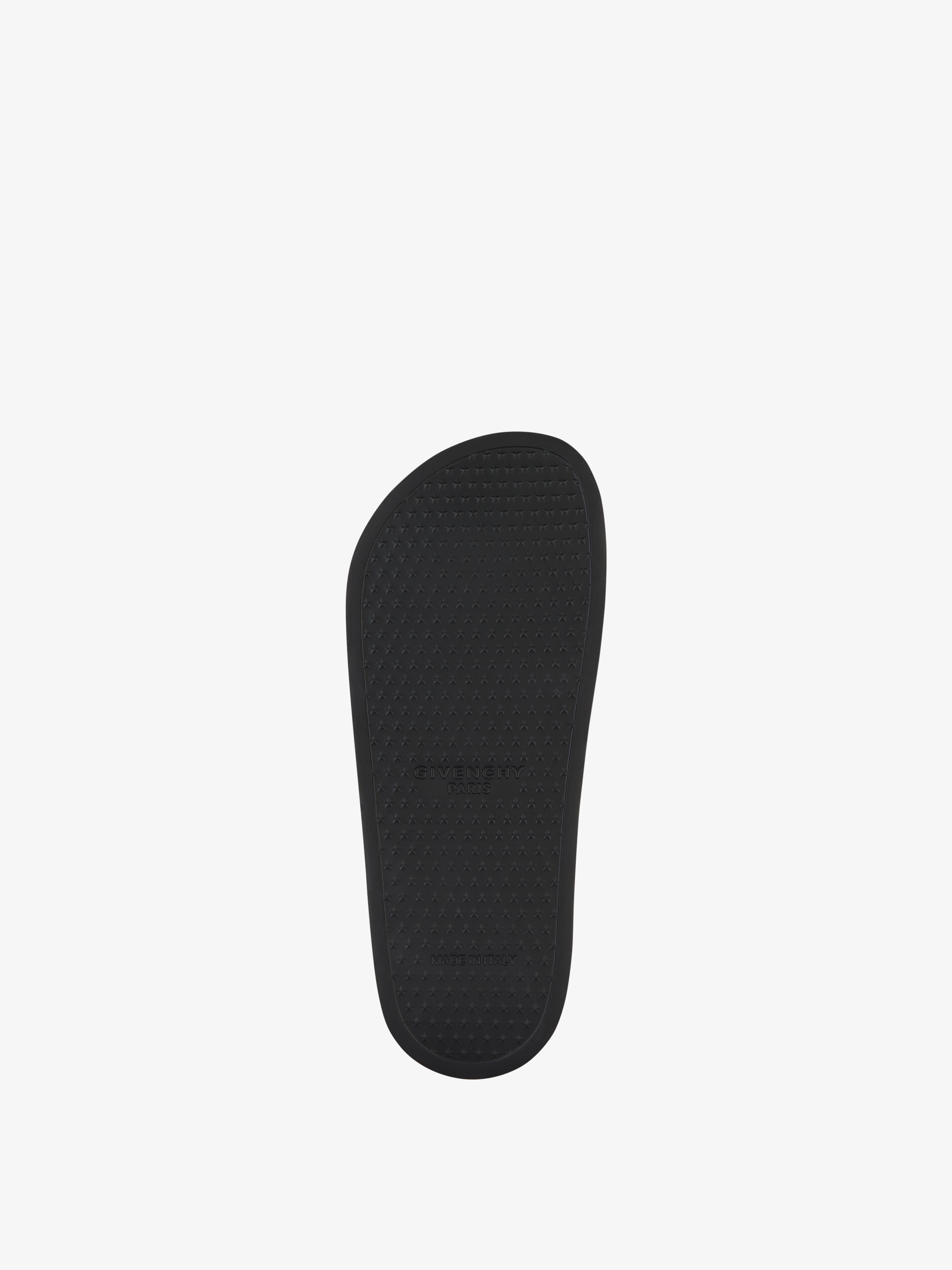 SLIDE FLAT SANDALS IN RUBBER - 5