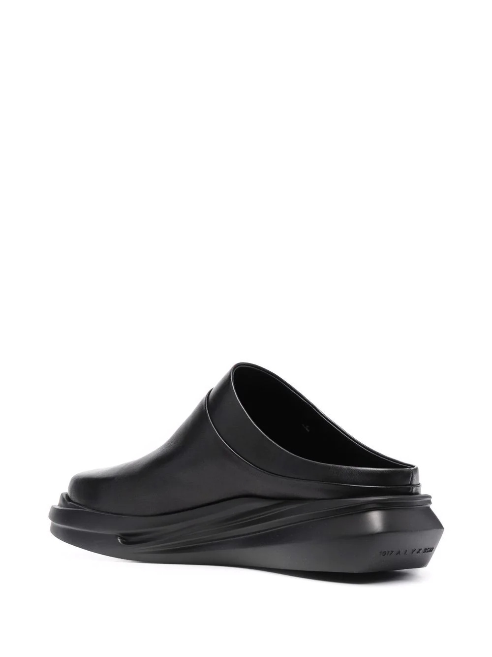 Mono leather mules - 3
