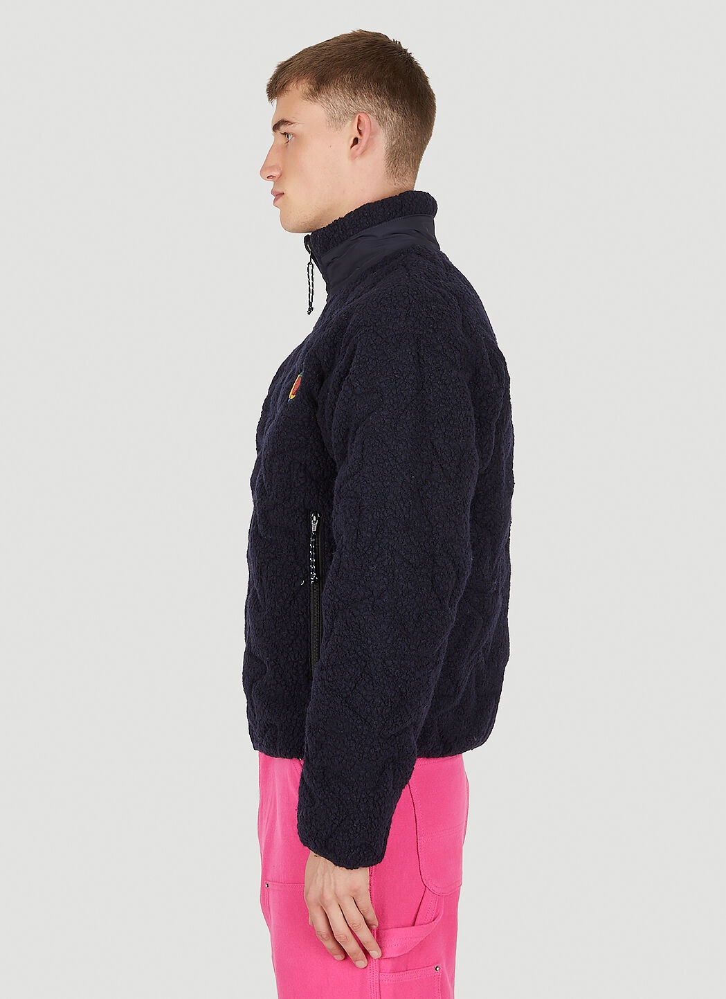 Quilted Fleece Zip Jacket - 3