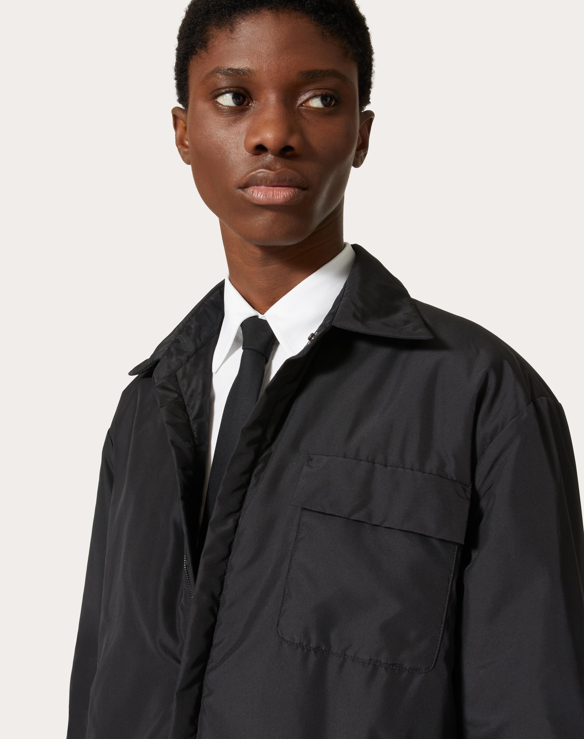 REVERSIBLE NYLON JACKET WITH TOILE ICONOGRAPHE PATTERN - 5