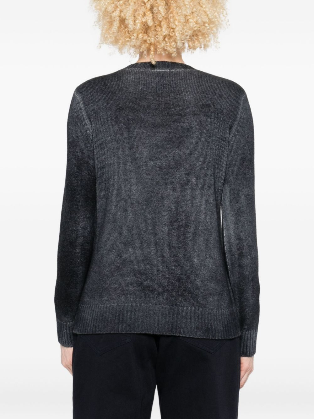 ribbed crew-neck sweater - 4