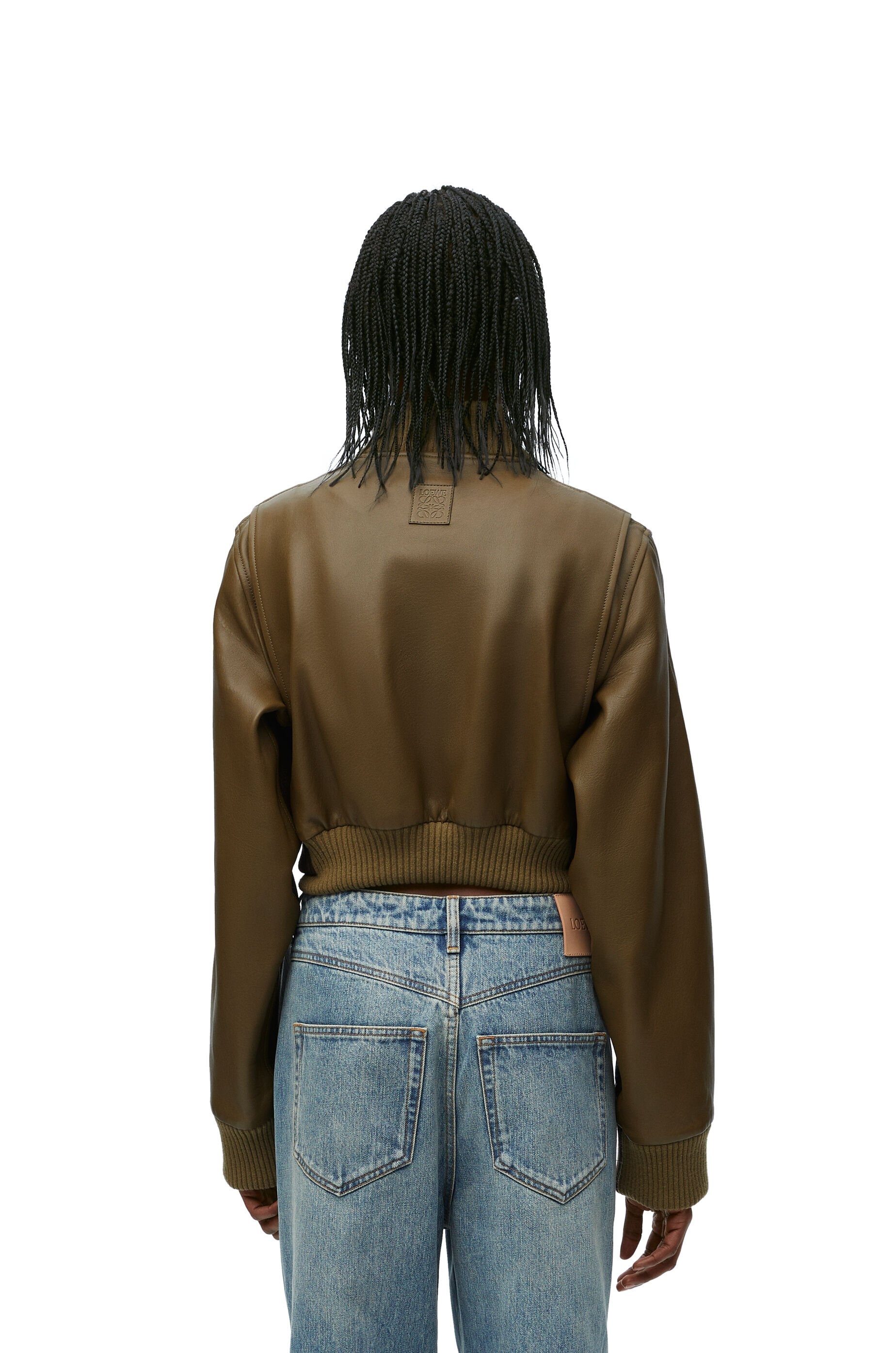 Bomber jacket in nappa lambskin - 4