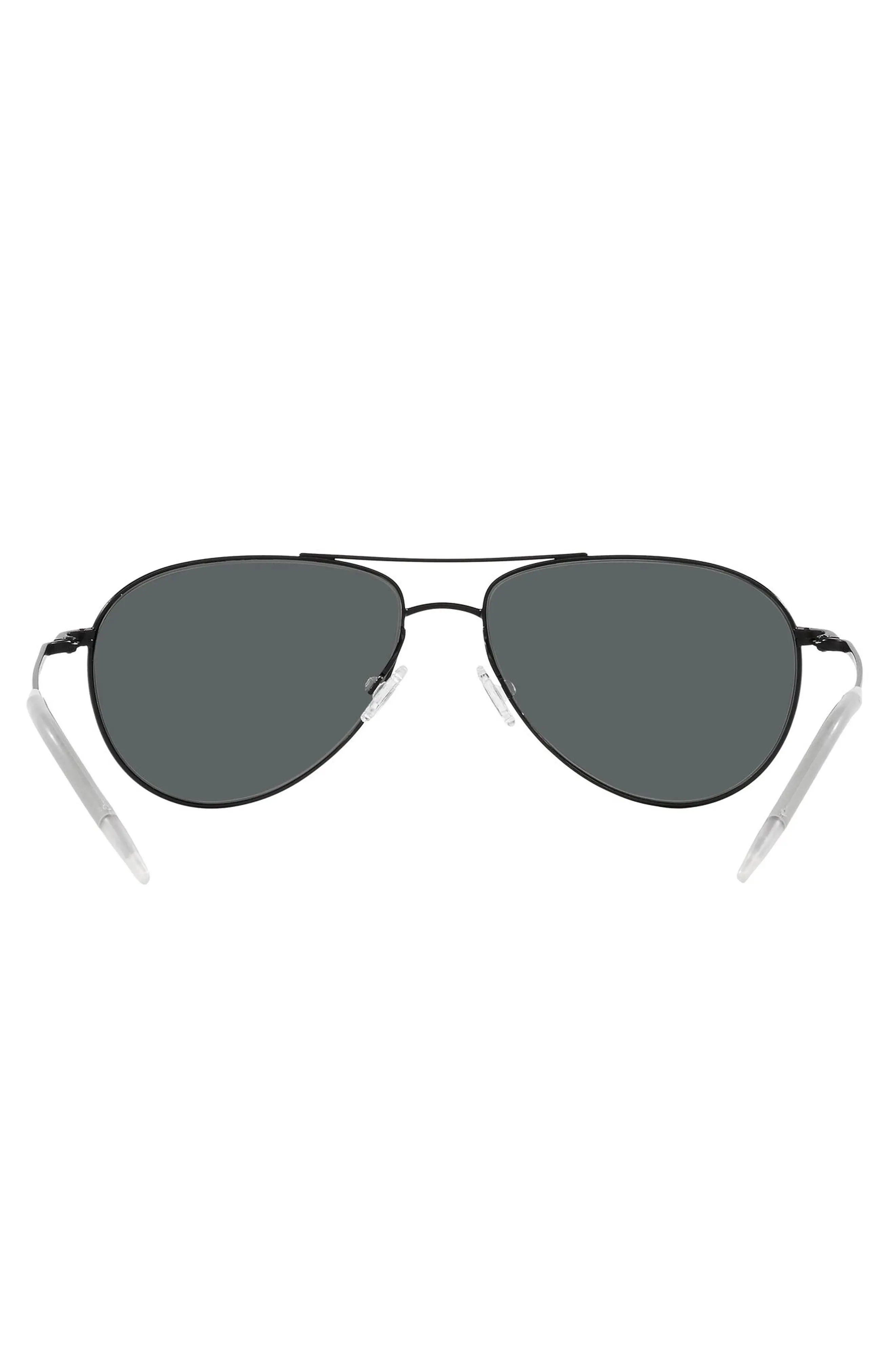 Dresner 56mm Polarized Aviator Sunglasses - 3