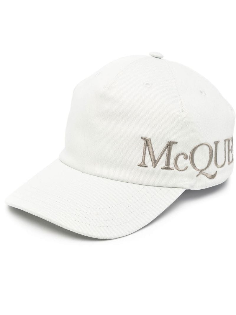 embroidered-logo baseball cap - 1