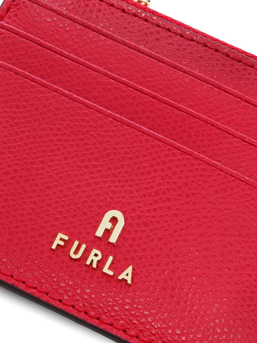 small Camelia zip-top card holder - 4