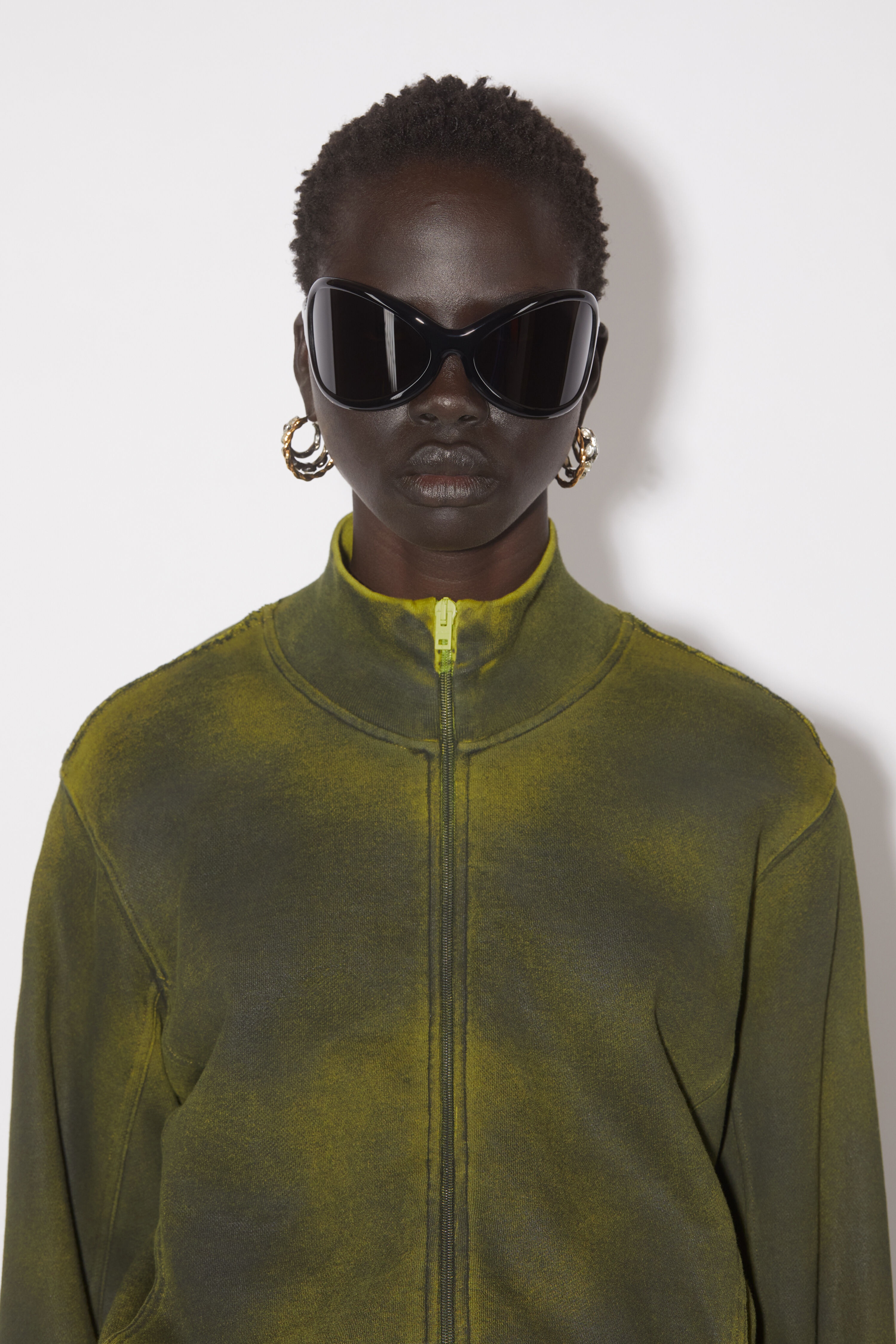 Dyed fleece jacket - Acid yellow - 5