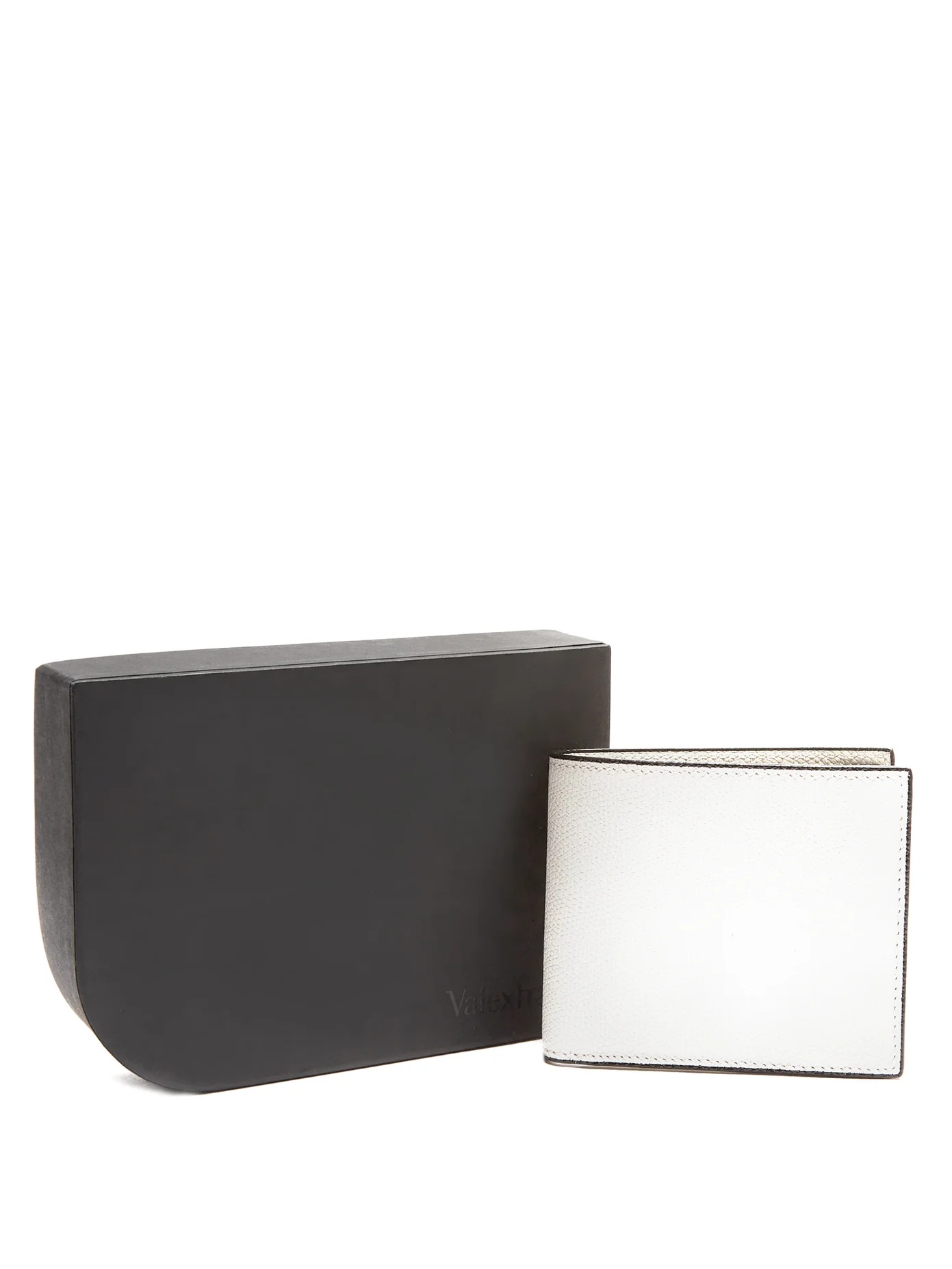 Bi-fold grained-leather wallet - 4