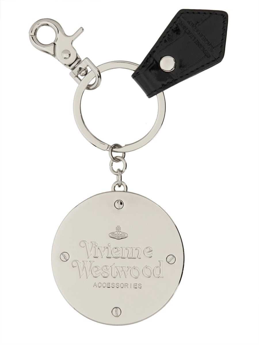 Vivienne Westwood Women Leather "Orb" Keychain - 2