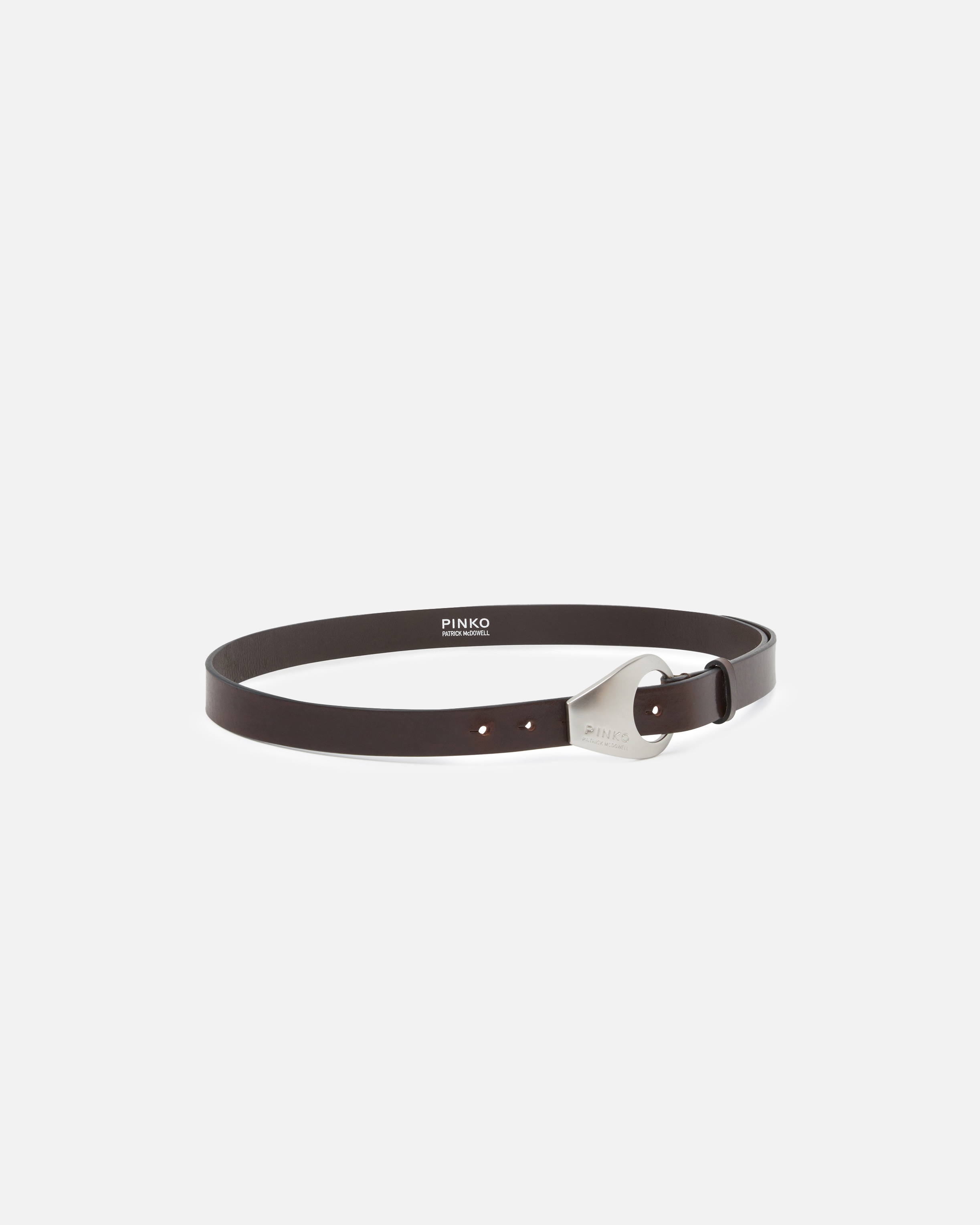 SLIM BELT 2.5 CM WITH GEOMETRIC BUCKLE REIMAGINE PINKO X PATRICK MCDOWELL - 2